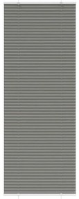 vidaXL Πλισέ περσίδα Ανθρακί 80x200 cm Πλάτος υφάσματος 79,4 cm