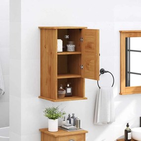 vidaXL Τοίχου Ντουλάπα Μπάνιου VIGO καφέ μελί 37 x 34 x 71.5 εκ.