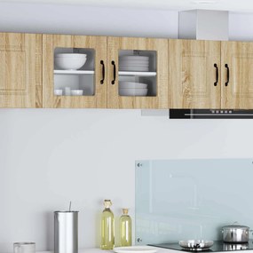 vidaXL Ραφιέρα τοίχου PORTO 2 pcs Δρύς Sonoma Επεξεργασμένο Ξύλο