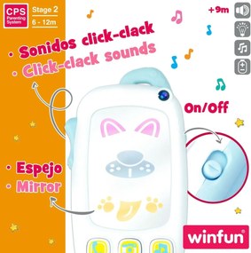 Παιδικό τηλέφωνο Winfun Λευκό 9 x 15,5 x 3,8 cm (x6)