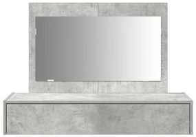 vidaXL Τραπέζι περιποίησης Γκρι 100 x 40 x 70 εκ. Επεξεργασμένο ξύλο