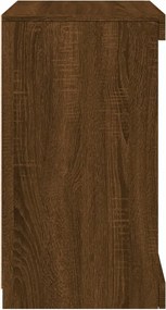 vidaXL Μπουφές με LED Καφέ Δρυς 41 x 37 x 67 εκ.