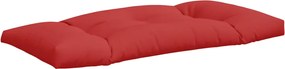vidaXL Μαξιλάρια Παλέτας 2 τεμ. Κόκκινα Υφασμάτινα