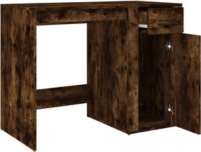 vidaXL Γραφείο Καπνιστή Δρυς 100x49x75 εκ. από Επεξεργασμένο Ξύλο