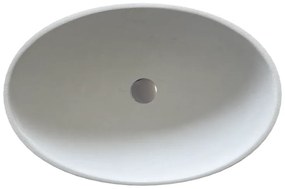 Sanitec Gaia 204 Νιπτήρας Συνθετικός Επικαθήμενος 46,5x15cm White