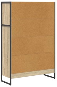vidaXL Βιβλιοθήκη Σονόμα 80 x 30 x 121 εκ Επεξεργασμένο ξύλο