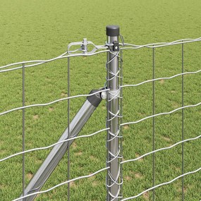 VidaXL Ευρωπαϊκός Φράκτης με Ακίδες 25 x 1,2 μ Γαλβανισμένος Χάλυβας