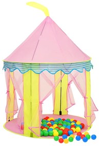 vidaXL Παιδική Σκηνή Ροζ 102 x 100 x 127 εκ.