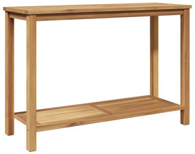 vidaXL Τραπέζι κονσόλας Καφέ 110 x 40 x 45 cm Μασίφ ξύλο teak