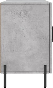 vidaXL Ντουλάπι Γκρι Σκυροδέματος 100 x 36 x 60 εκ. Επεξεργασμένο Ξύλο