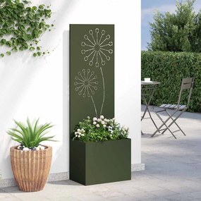 vidaXL Οθόνη Ιδιωτικότητας Κήπου Λαδί 50 x 32 x 150 εκ
