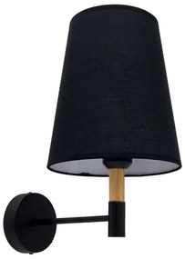 Φωτιστικό Τοίχου - Απλίκα Lydford 01432 1xE27 Φ20x36cm Black GloboStar