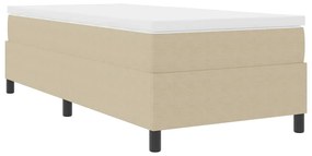 vidaXL Κρεβάτι με ελατήρια Γκρι Πράσινο 80 x 200 cm Βελούδο