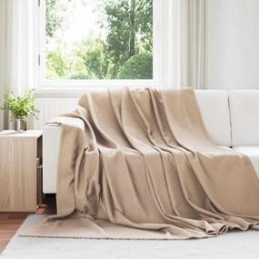 vidaXL Κουβέρτα Καμηλοπάρδαλη 270 x 240 cm Μαλλί