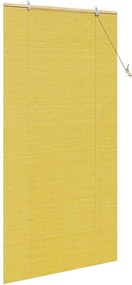 vidaXL Ρόλερ (στόρι) Κίτρινο 110 x 220 cm Μπαμπού