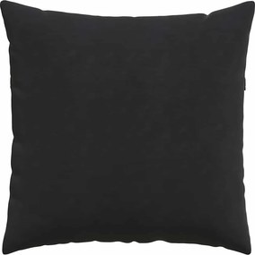 vidaXL Μαξιλάρι Καναπέ 2 τμχ. Βελούδο Μαύρο 80 x 80 cm