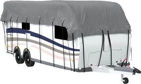 vidaXL Κάλυψη οροφής τροχόσπιτου Γκρι 800x300 cm Μη υφασμένο ύφασμα