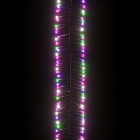 vidaXL Φωτάκια Cluster με 1000 LED Παστέλ Πολύχρωμα 11 μ. από PVC