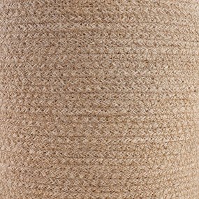 vidaXL Σετ Γλαστρών 2 pcs Φυσικό Ø 28 x 28 εκ 100% Γιούτα Τοσσά