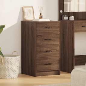 vidaXL Μπουφές Καφέ δρυός 40x41x75 εκ. Επεξεργασμένο ξύλο