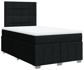 ΚΡΕΒΑΤΙ BOXSPRING ΜΕ ΣΤΡΩΜΑ ΜΑΥΡΟ 120X190 ΕΚ. ΥΦΑΣΜΑΤΙΝΟ 3293909