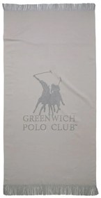 Πετσέτα Θαλάσσης 3778 Grey Greenwich Polo Club Θαλάσσης 80x170cm 100% Βαμβάκι