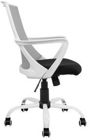 ΚΑΡΕΚΛΑ ΓΡΑΦΕΙΟΥ MALFOI HM1053.21 ΓΚΡΙ MESH &amp; ΠΟΔΙ ΜΕΤΑΛΛΙΚΟ 58x59x103 cm