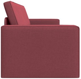 vidaXL Καναπές Κρεβάτι 2 σε 1 Μπορντό 245x150x60.5 εκ. Ύφασμα