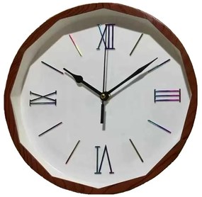 Ρολόι τοίχου - XH-8267M - 682677 - Dark Brown