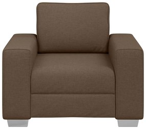 vidaXL Καναπές με μαξιλάρι Καφέ 100 x 77 x 82 εκ ύφασμα