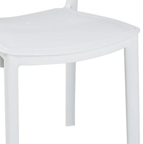 Τραπεζαρία Groovy-Ignite σετ 5τεμ PP λευκό 80x80x74,5εκ. 80x80x74.5 εκ.