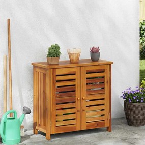 vidaXL Ντουλάπι Κήπου Καστανό 78 x 36.5 x 78cm Καμπούντα ξύλο ακακίας