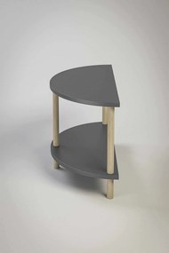 Τραπεζάκι Σαλονιού Ανθρακί LIFRE 60x30x42