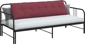vidaXL Μαξιλάρι Πλάτης Κόκκινο 180 x 19 x 50 εκ ύφασμα