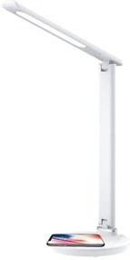 Adeleq Φωτιστικό Γραφείου - Πορτατίφ LED 7W CCT 300lm Με Ασύρματη Φόρτιση 5W Λευκό 0-710