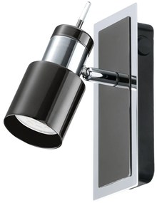 Φωτιστικό Σποτ Eglo 30832 DAVIDA 1 Μαύρο Ματ (Black Mat) 3000K