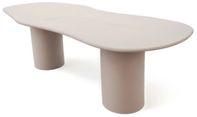 Τραπεζαρία Maranola - Ξύλο MDF Μέ Όψη Τσιμέντου Γκρεζ W96 x L240 x H76 cm HOUSE NORDIC