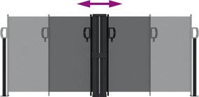 vidaXL Σκίαστρο Πλαϊνό Συρόμενο Μαύρο 100 x 1000 εκ.