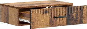 vidaXL Τραπεζάκι Τοίχου 59 x 34,5 x 17 εκ. Επεξεργασμένο Ξύλο