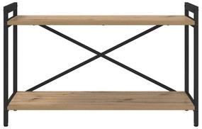 vidaXL Βιβλιοθήκη artisan δρυς 80 x 30 x 48.5 εκ Επεξεργασμένο ξύλο