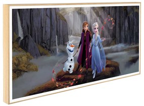 Παιδικό Κάδρο Anna, Elsa  and Olaf KDP156 30x60cm