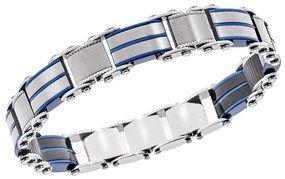 Βραχιόλι Senza Men&#039;s Steel Double Face