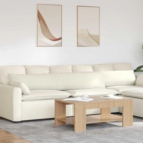 vidaXL Μαξιλάρι Καναπέ 2 τμχ. Βελούδο Κρεμ 200 x 40 εκ.