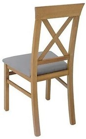 Καρέκλα Boston AM121, Γκρι, Sibu χρυσό πεύκο, 95x45x50cm, 8 kg, Ταπισερί, Ξύλινα, Ξύλο | Epipla1.gr