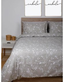 Σετ Σεντόνια Cotton Feelings 924 Grey Υπέρδιπλο (235x270)