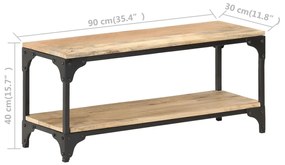 vidaXL Τραπεζάκι Σαλονιού 90 x 30 x 40 εκ. από Μασίφ Ξύλο Μάνγκο
