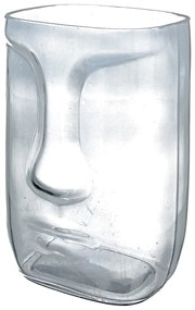 Βάζο ArteLibre Πρόσωπο Διάφανο Γυαλί 11x13x20cm