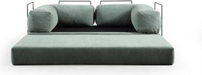 2-Seat Sofa-Bed Via Con - Green Green