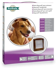 PetSafe Πόρτα Κατοικίδιου 2 Κατευθύνσεων 755 Μεσαία Καφέ 26,7x22,8 εκ.