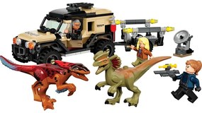 Μεταφορέας Pyroraptor Και Dilophosaurus 76951 Jurassic World Συναρμολογούμενο 254τμχ 7 ετών+ Multicolor Lego